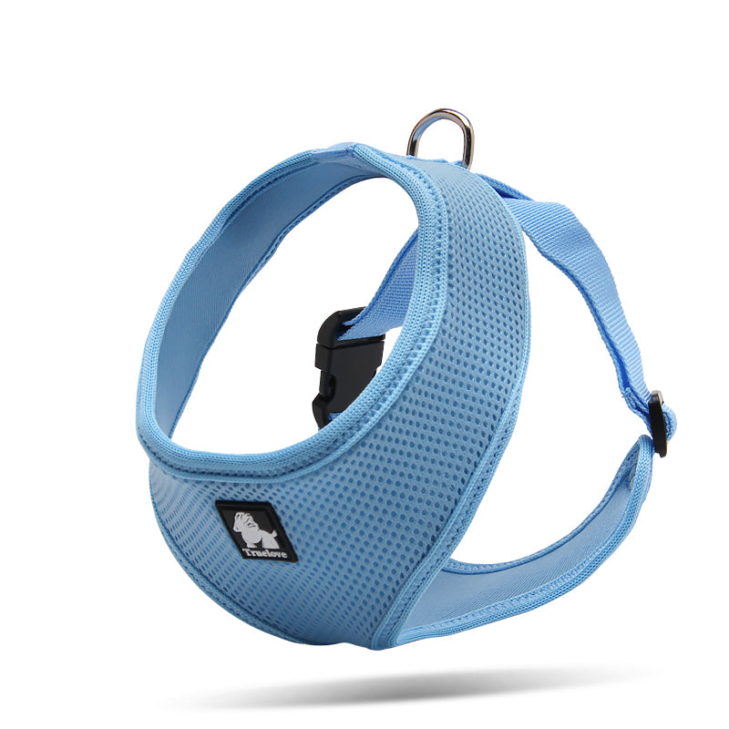 Lightweight Comfortable Dog Harness For Small Dogs blue - buy tested dog accessories from happypawsco