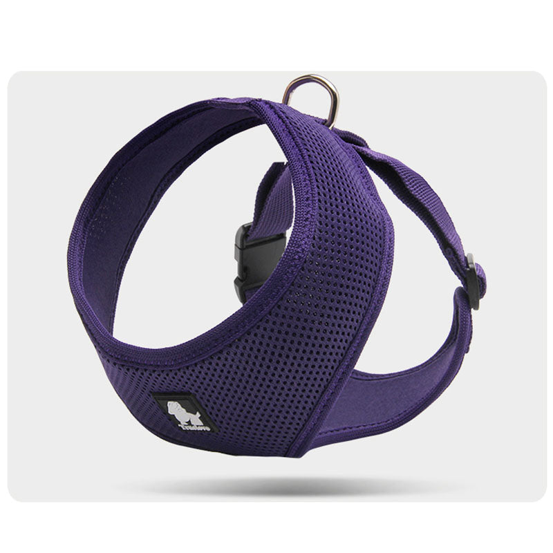 Lightweight Comfortable Dog Harness For Small Dogs purple - buy tested dog accessories from happypawsco