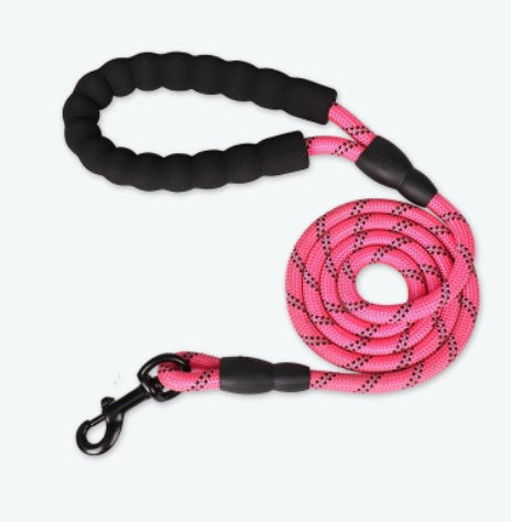 Pet Supplies Reflective Dog Leash rose red - buy tested dog accessories from happypawsco